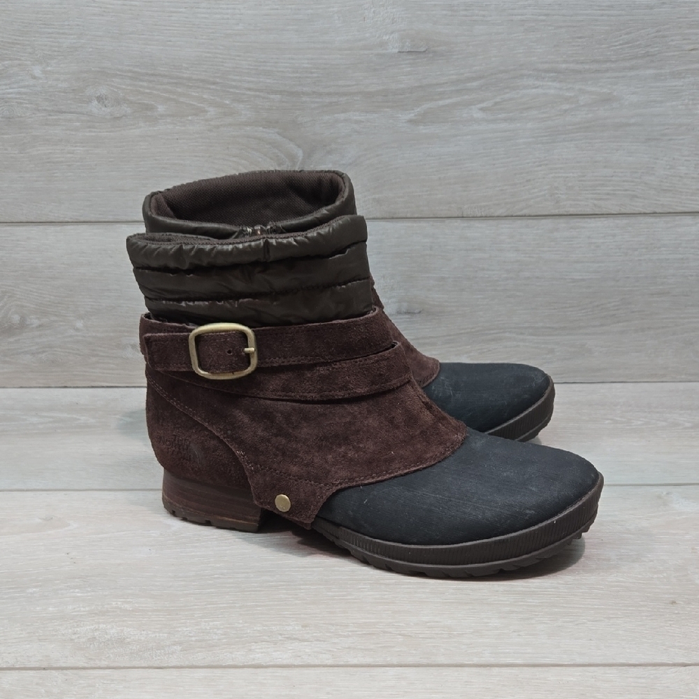 The North Face Women's Heat SeekerSuede& Leather Rubber Ankle Boots Shoes Sz 8